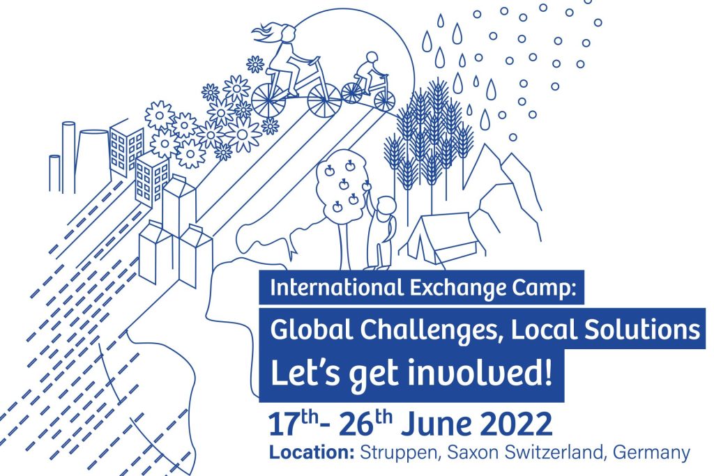 Internationales Austausch-Camp: Globale Herausforderungen, lokale Lösungen